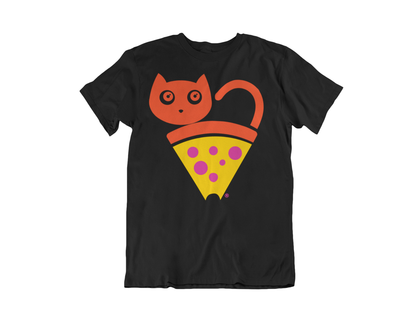 Pizza Cat T- Shirt (Full Color)